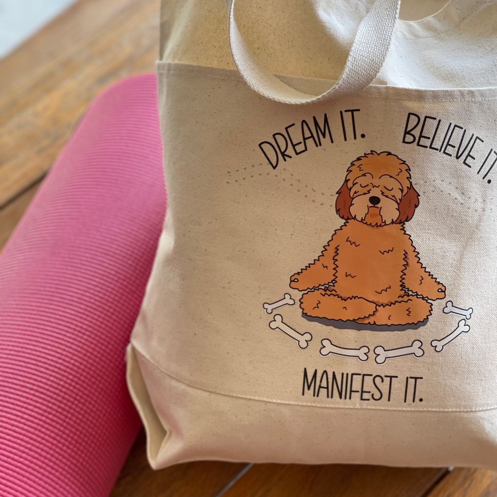 Yoga Bag - Manifesting Doodle Dog
