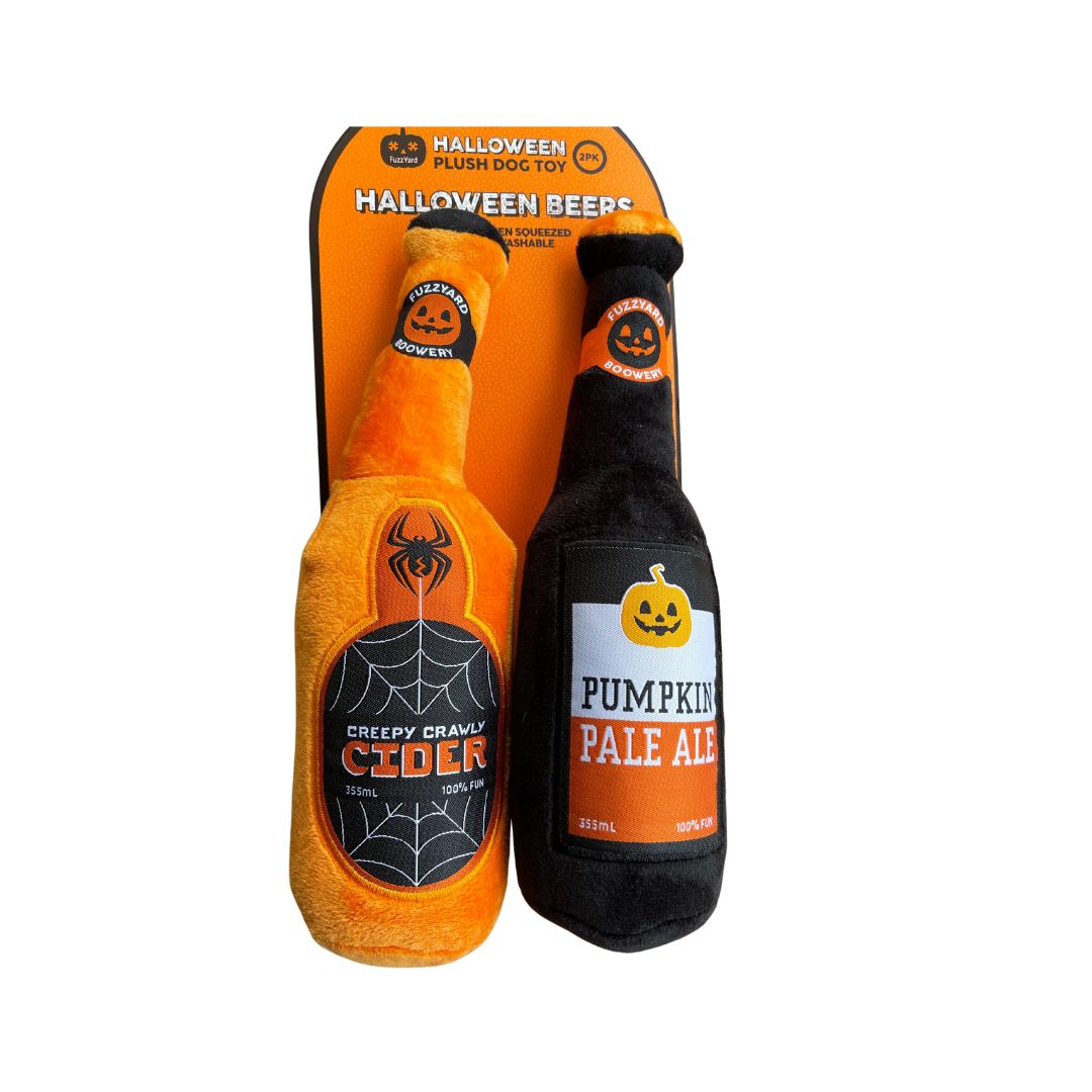 Halloween Beer - Fun Plush Dog Toy