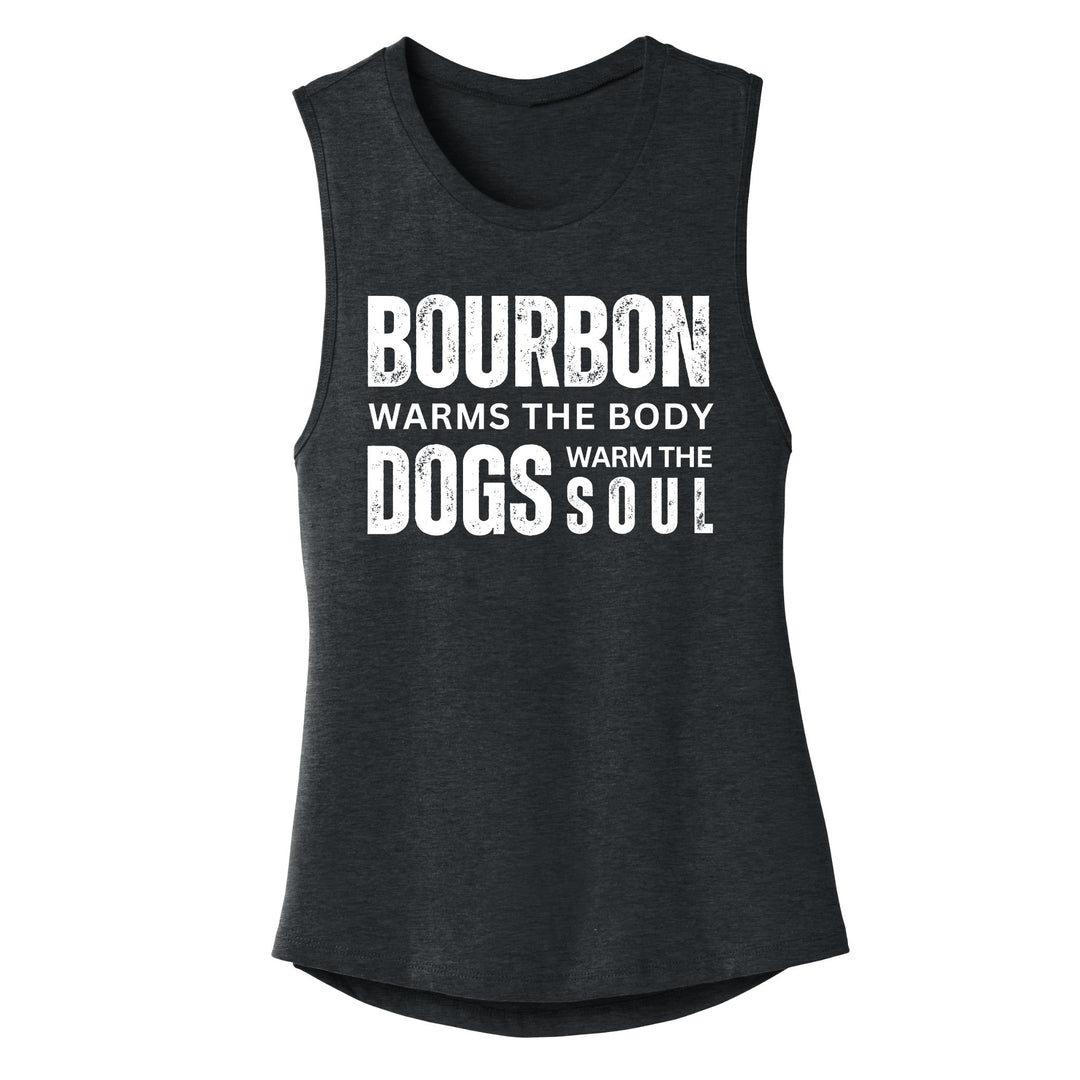 Bourbon and Dogs - Cute Women's Summer Tank Top