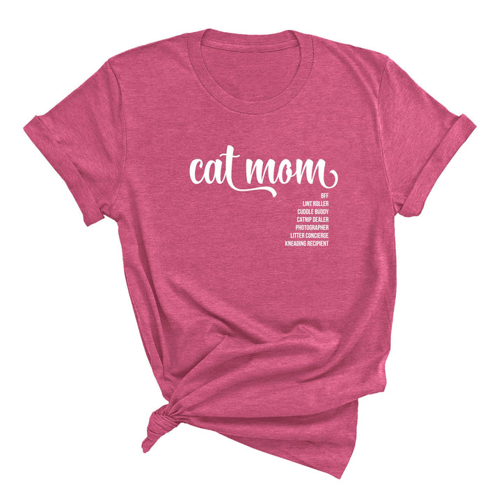 Cat Mom T-shirt from Luv the Paw