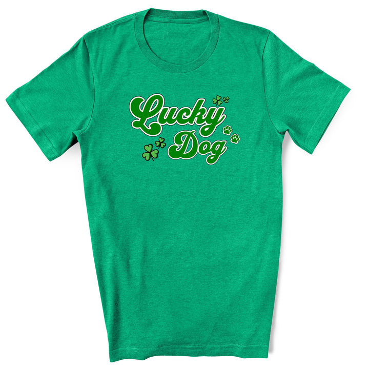 Lucky Dog | T-shirt for Dog Lovers | St. Patrick's Day Pub Crawl
