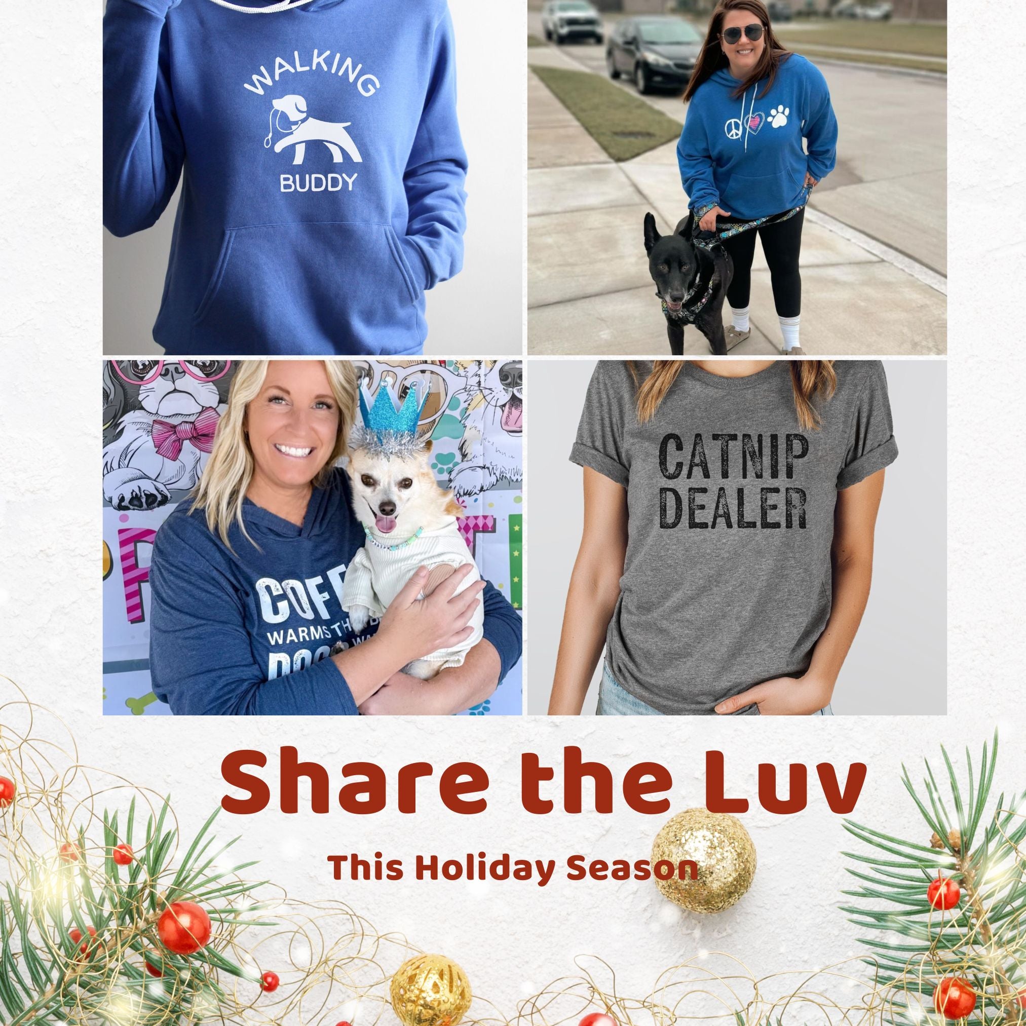 Luv the Paw collage of customer photos