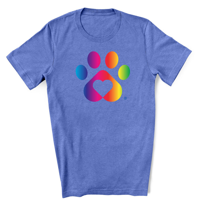 Rainbow Paw Print | Cute Pride Shirt for Pet Lovers
