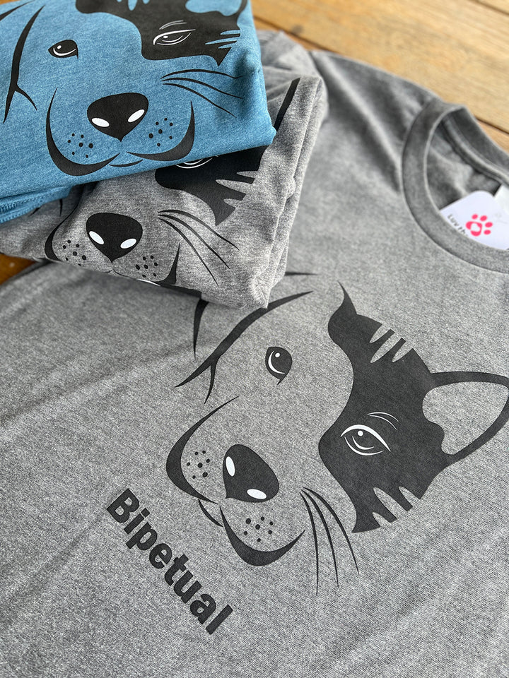 Bipetual A T-Shirt for People who love Dogs & Cats