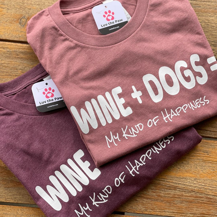 Wine + Dogs = My Kind of Happiness