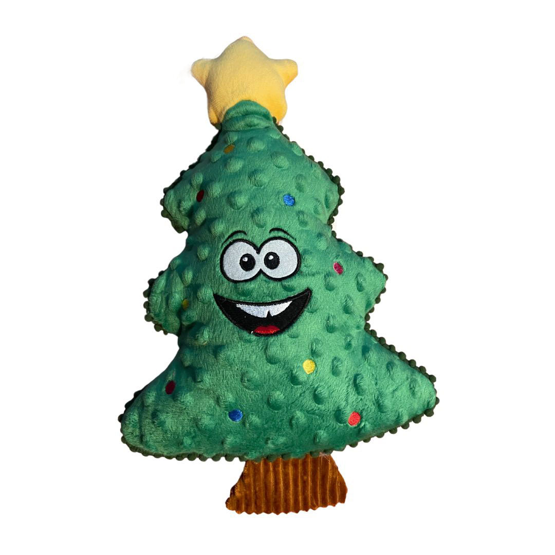 Christmas Tree Plush Dog Toy