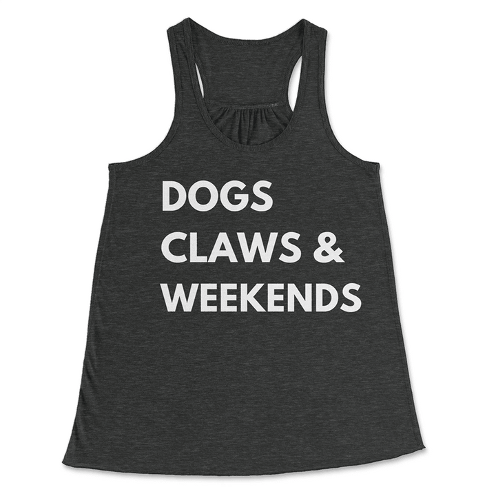 Dogs, Claws & Weekends Tank Top - Luv the Paw