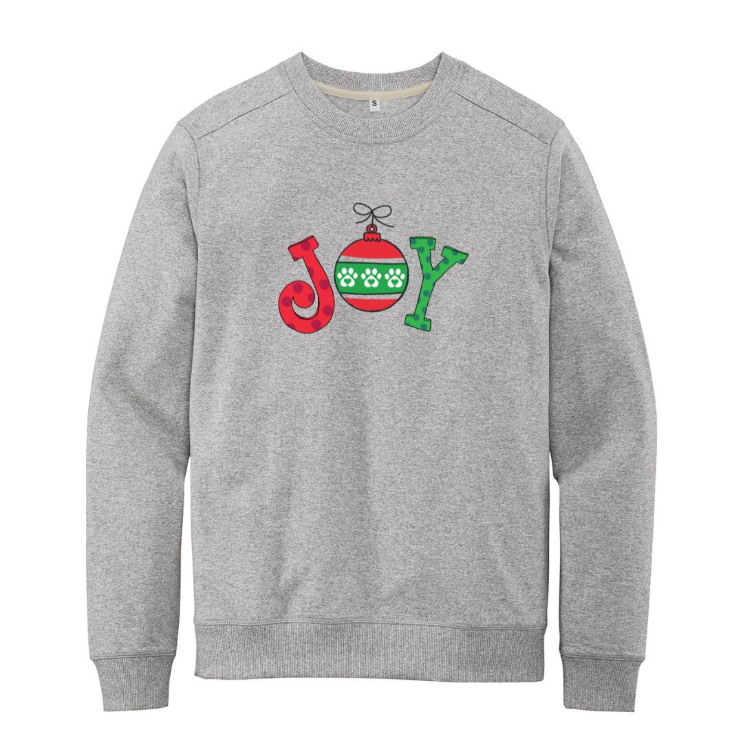 Joyful Paws Christmas Sweatshirt | Designed for Pet Lovers | Luv the Paw
