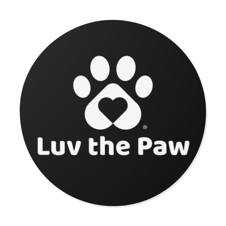 Luv the Paw Sticker - 3 inch Circle - Luv the Paw