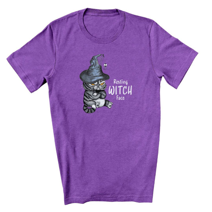 Resting Witch Face | Halloween Cat Shirt
